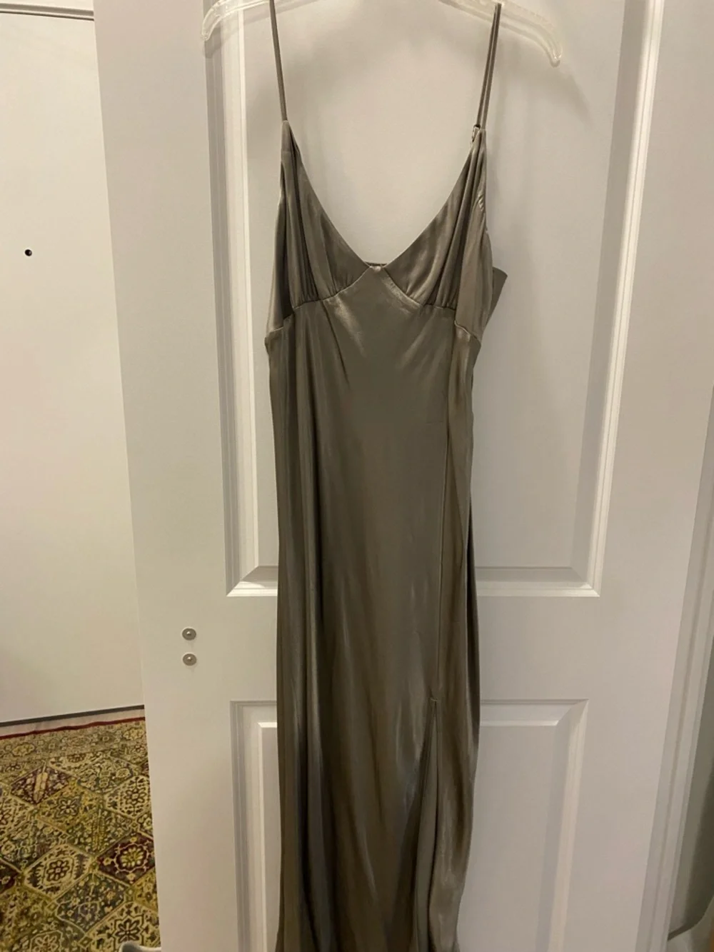 Dynamite Shimmery Slip Dress - Picture 2 of 6